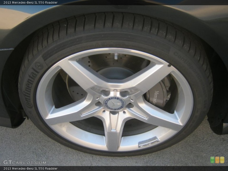 2013 Mercedes-Benz SL 550 Roadster Wheel and Tire Photo #70094436