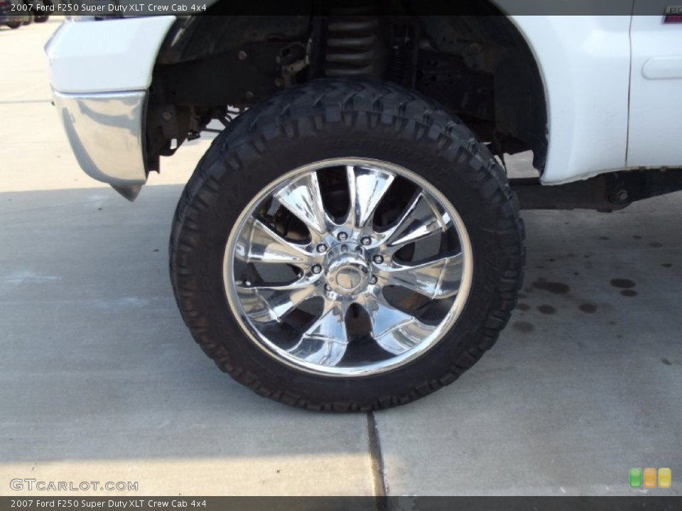 2007 Ford F250 Super Duty Custom Wheel and Tire Photo #70094454