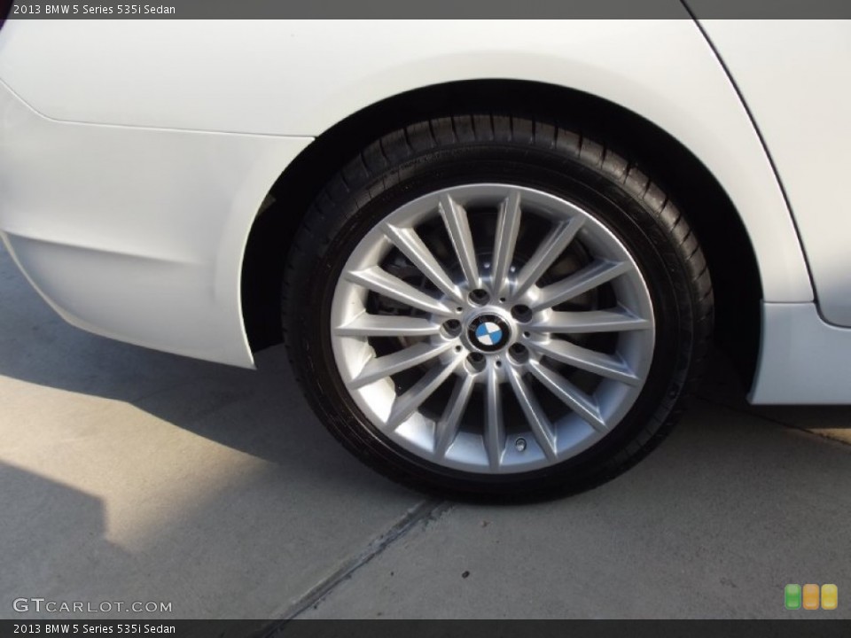 2013 BMW 5 Series 535i Sedan Wheel and Tire Photo #70095126