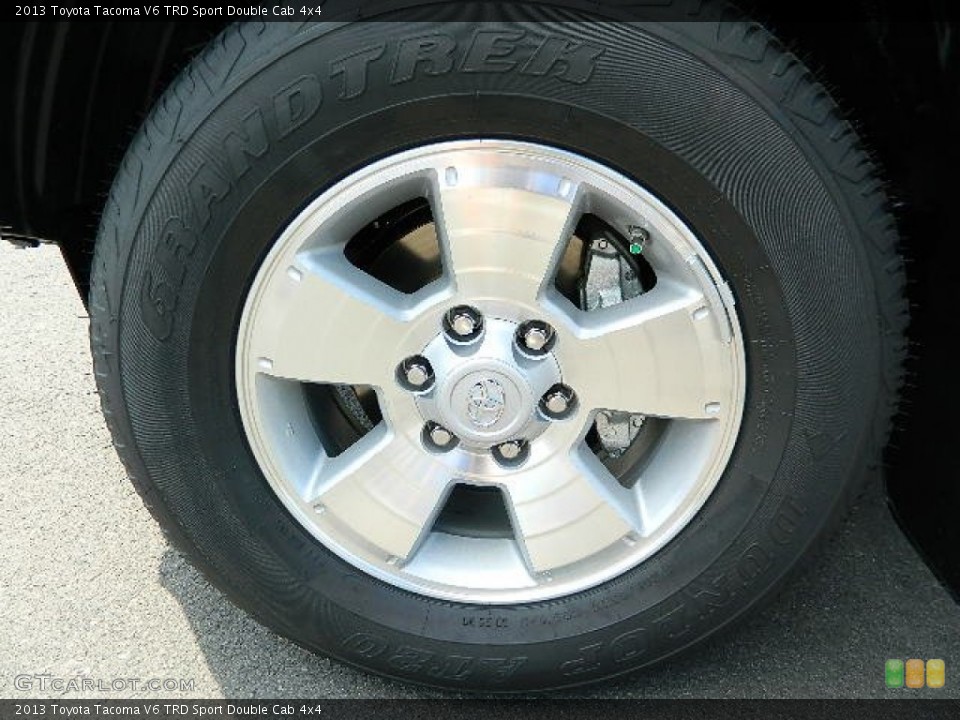 2013 Toyota Tacoma V6 TRD Sport Double Cab 4x4 Wheel and Tire Photo #70097607