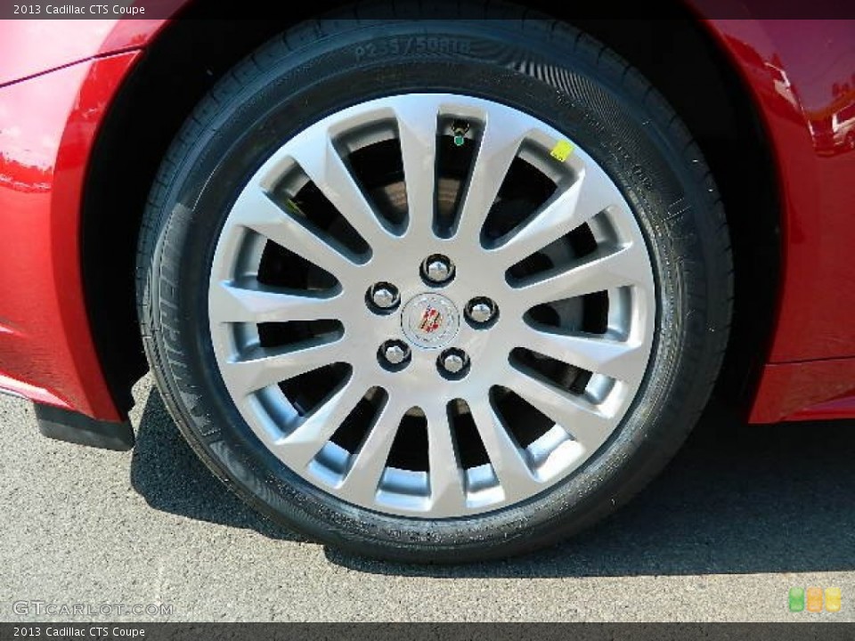2013 Cadillac CTS Coupe Wheel and Tire Photo #70097721