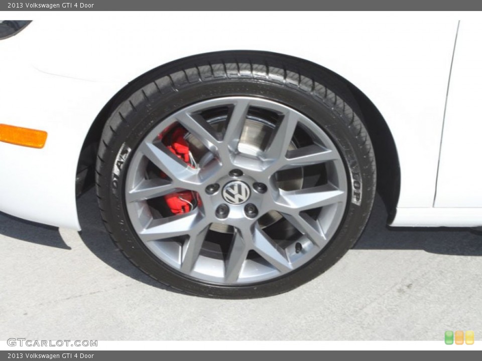 2013 Volkswagen GTI 4 Door Wheel and Tire Photo #70098243