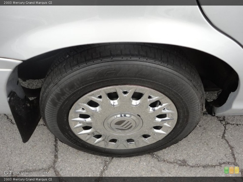 2003 Mercury Grand Marquis GS Wheel and Tire Photo #70099041