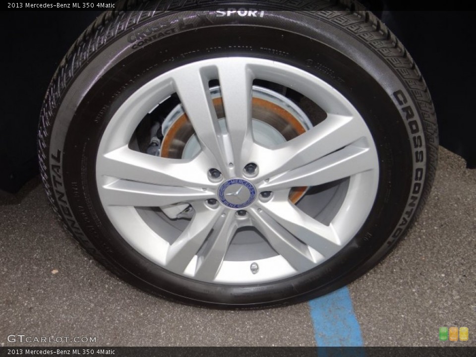 2013 Mercedes-Benz ML 350 4Matic Wheel and Tire Photo #70099395