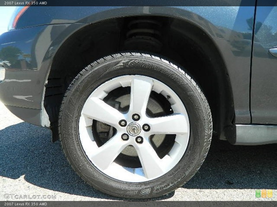 2007 Lexus RX 350 AWD Wheel and Tire Photo #70099680