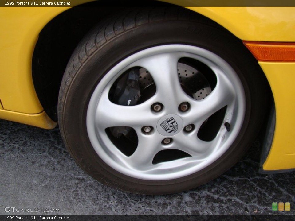 1999 Porsche 911 Carrera Cabriolet Wheel and Tire Photo #70100127