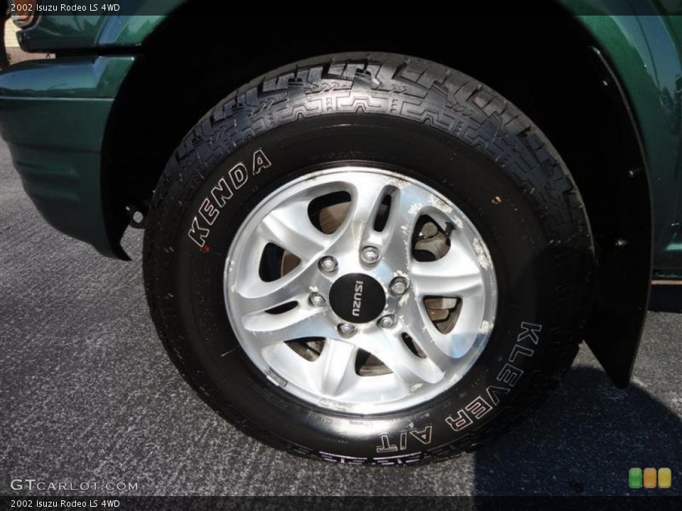 2002 Isuzu Rodeo LS 4WD Wheel and Tire Photo #70101500
