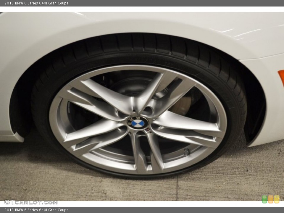 2013 BMW 6 Series 640i Gran Coupe Wheel and Tire Photo #70107102