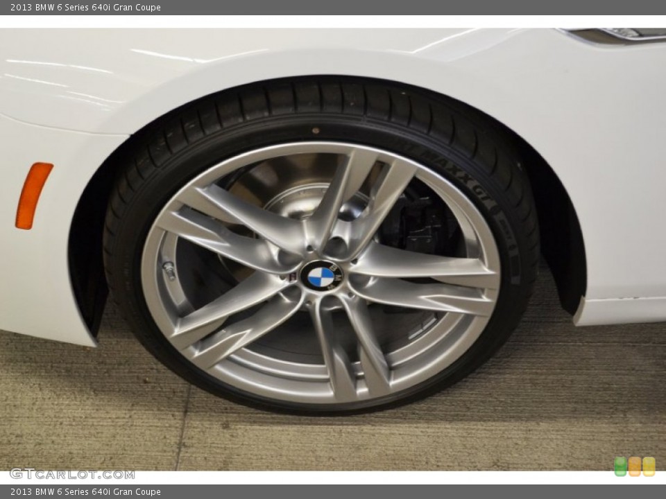 2013 BMW 6 Series 640i Gran Coupe Wheel and Tire Photo #70107135