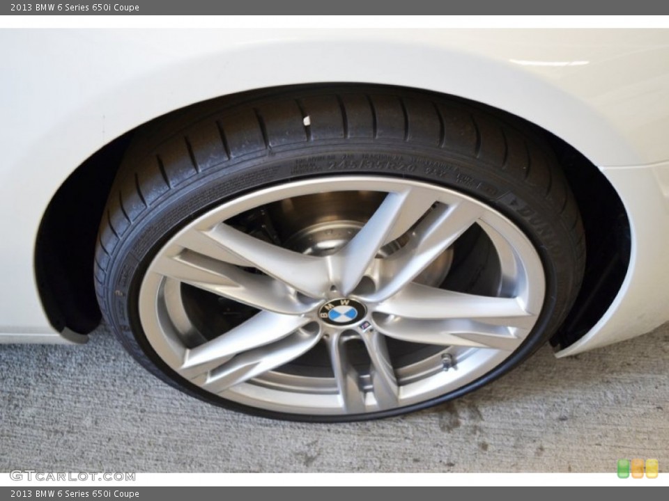 2013 BMW 6 Series 650i Coupe Wheel and Tire Photo #70107257