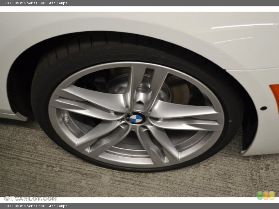 2013 BMW 6 Series 640i Gran Coupe Wheel and Tire Photo #70107338