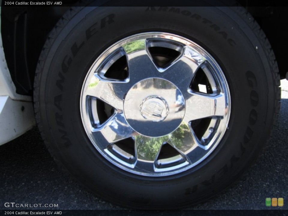 2004 Cadillac Escalade ESV AWD Wheel and Tire Photo #70107651