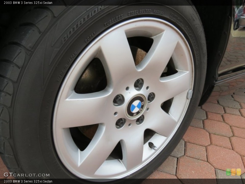 2003 BMW 3 Series 325xi Sedan Wheel and Tire Photo #70113714