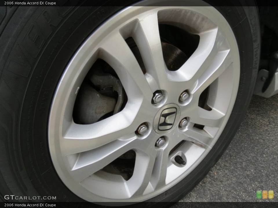 2006 Honda Accord EX Coupe Wheel and Tire Photo #70114515