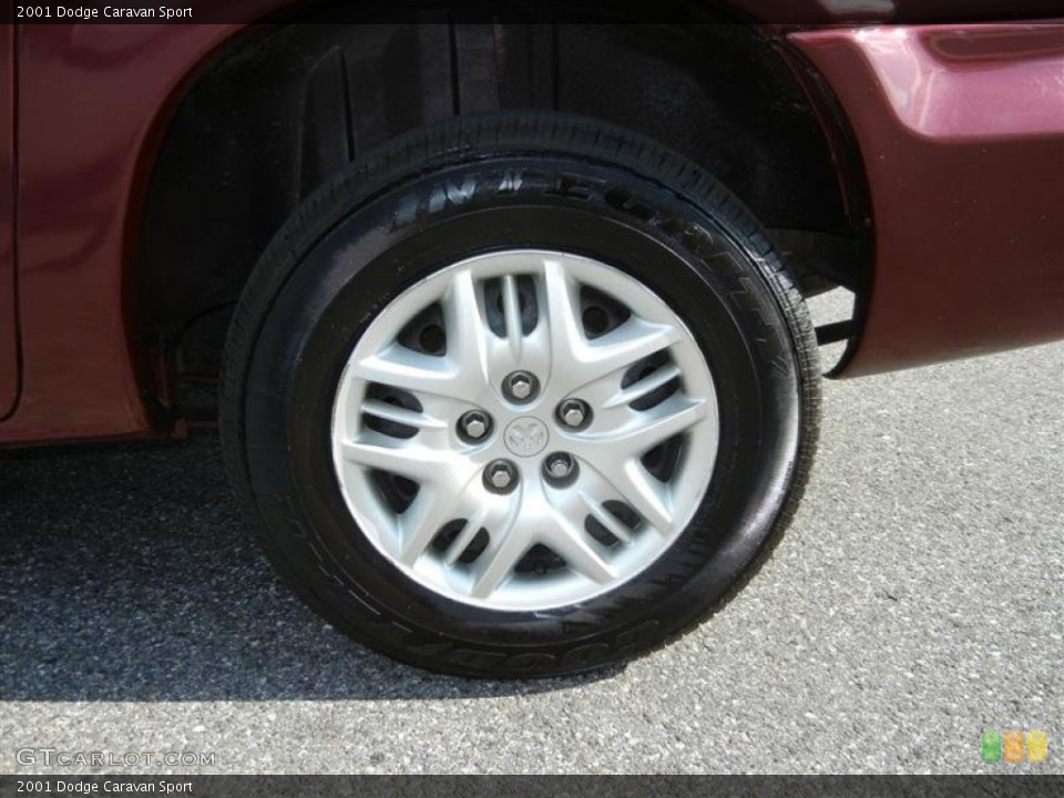 2001 Dodge Caravan Sport Wheel and Tire Photo #70116294