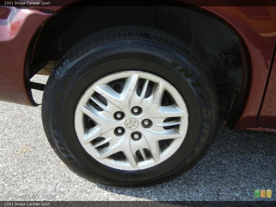 2001 Dodge Caravan Sport Wheel and Tire Photo #70116303