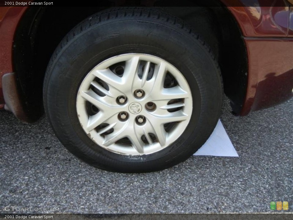 2001 Dodge Caravan Sport Wheel and Tire Photo #70116312