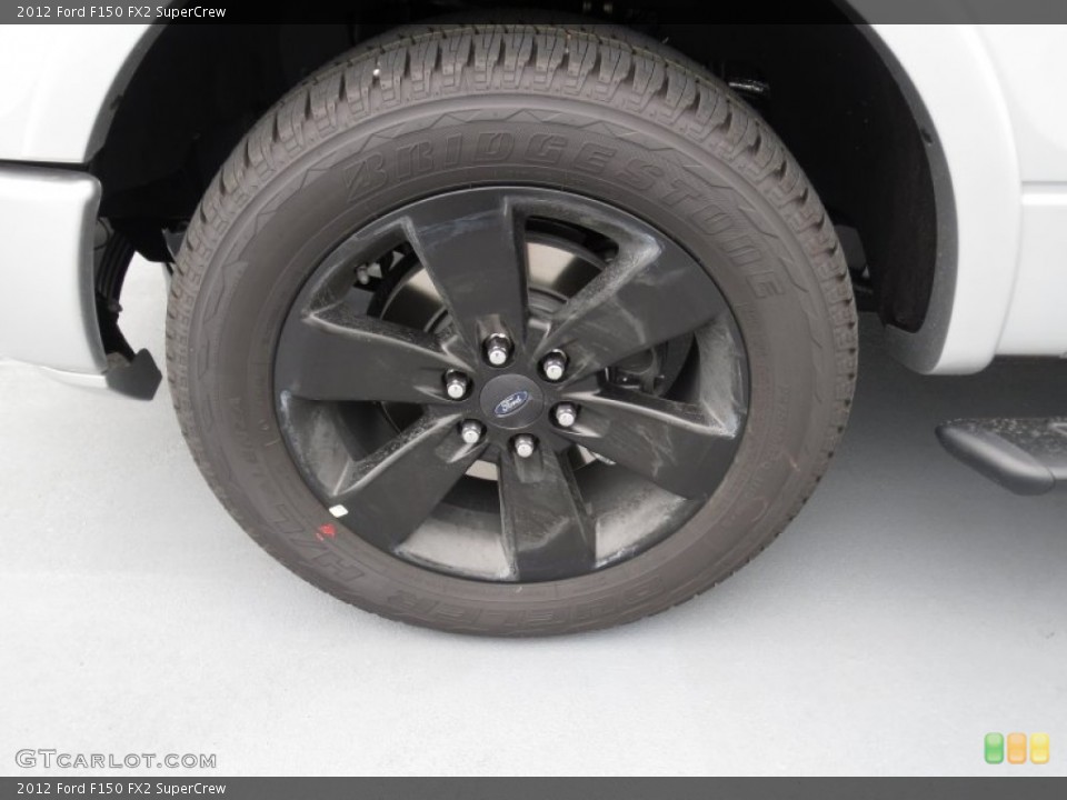 2012 Ford F150 FX2 SuperCrew Wheel and Tire Photo #70120143