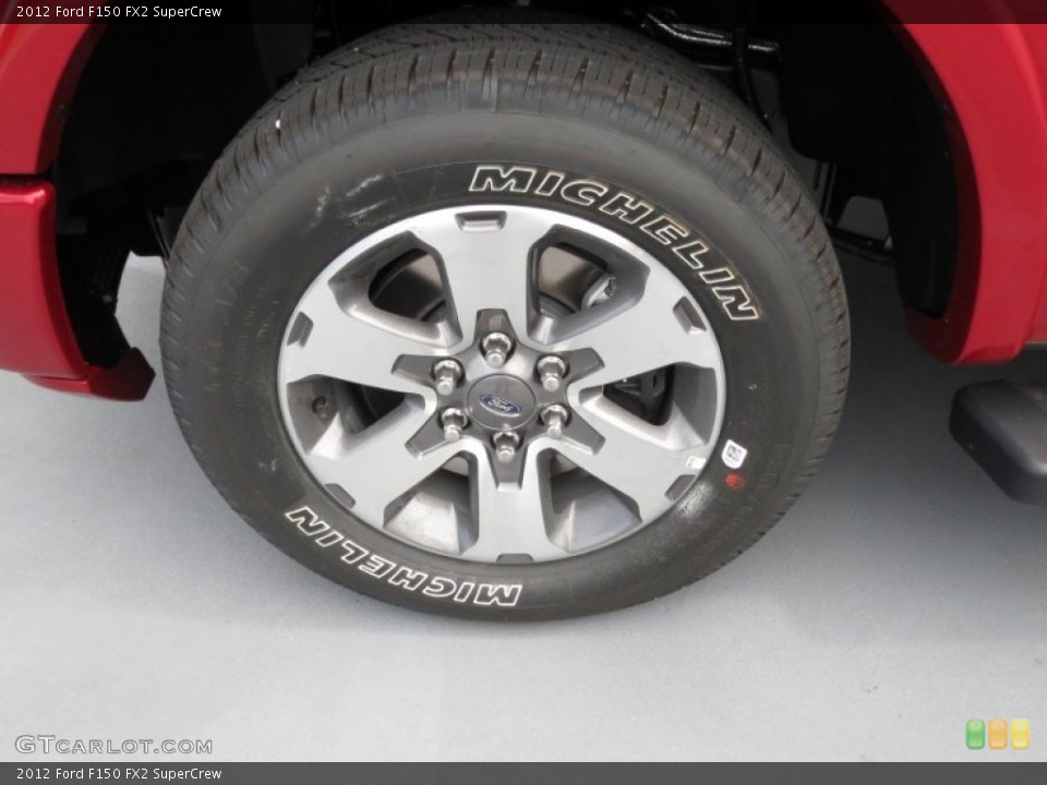 2012 Ford F150 FX2 SuperCrew Wheel and Tire Photo #70121505