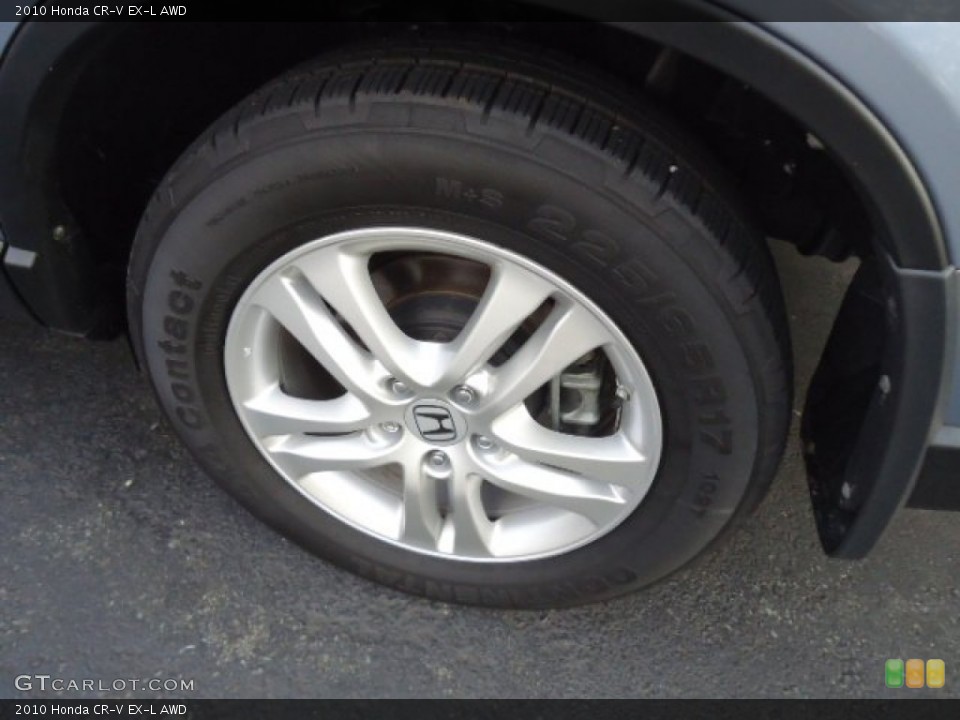 2010 Honda CR-V EX-L AWD Wheel and Tire Photo #70122018