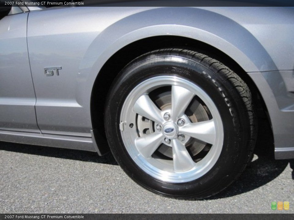 2007 Ford Mustang GT Premium Convertible Wheel and Tire Photo #70129501