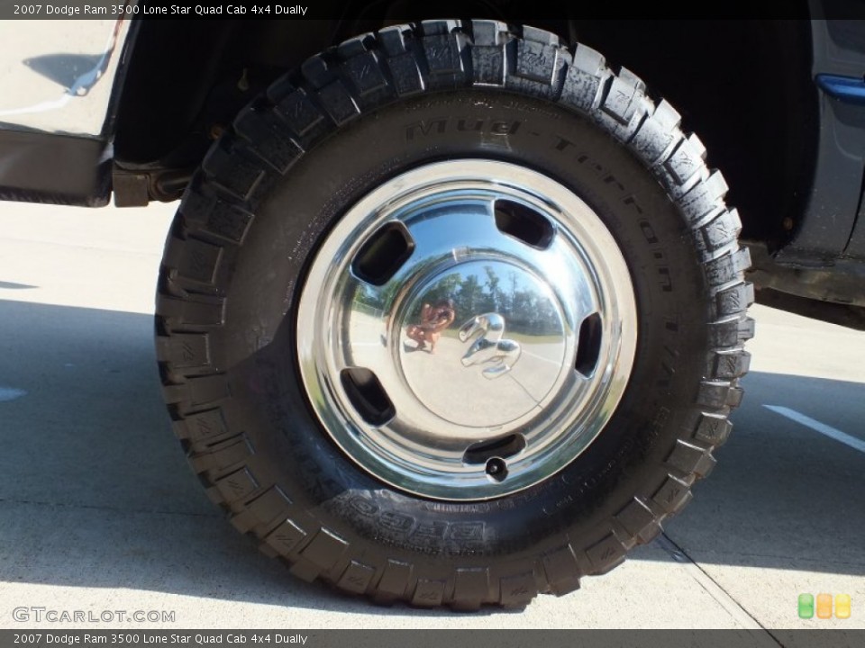 2007 Dodge Ram 3500 Lone Star Quad Cab 4x4 Dually Wheel and Tire Photo #70136695