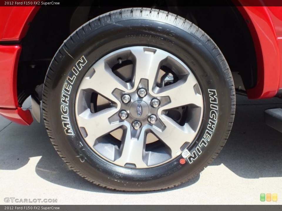 2012 Ford F150 FX2 SuperCrew Wheel and Tire Photo #70138520