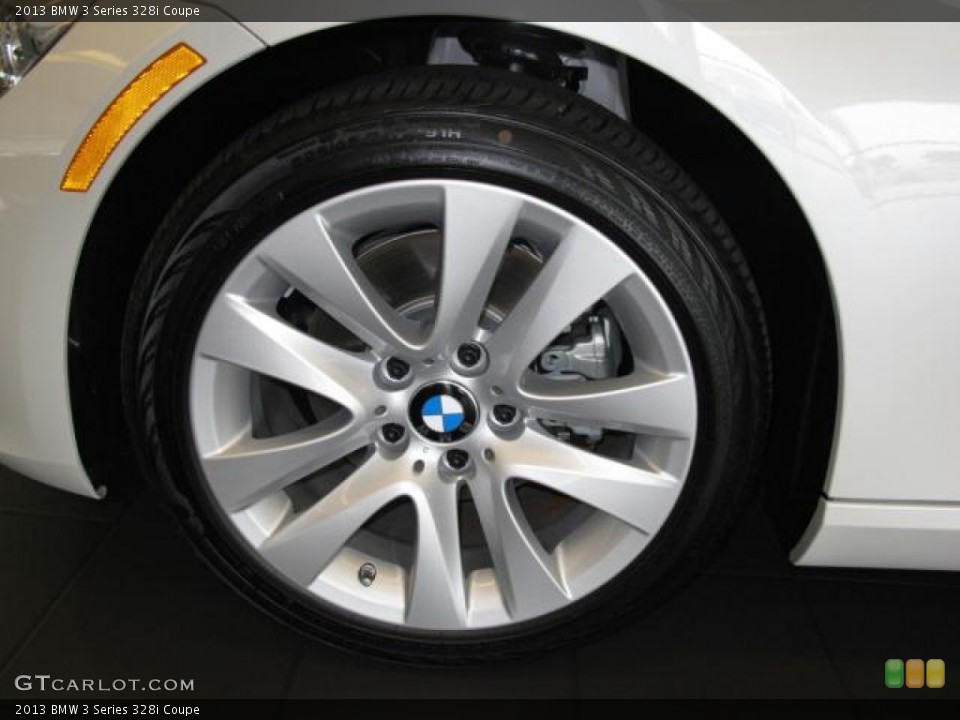 2013 BMW 3 Series 328i Coupe Wheel and Tire Photo #70153718