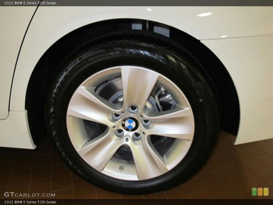 2013 BMW 5 Series 528i Sedan Wheel and Tire Photo #70153922