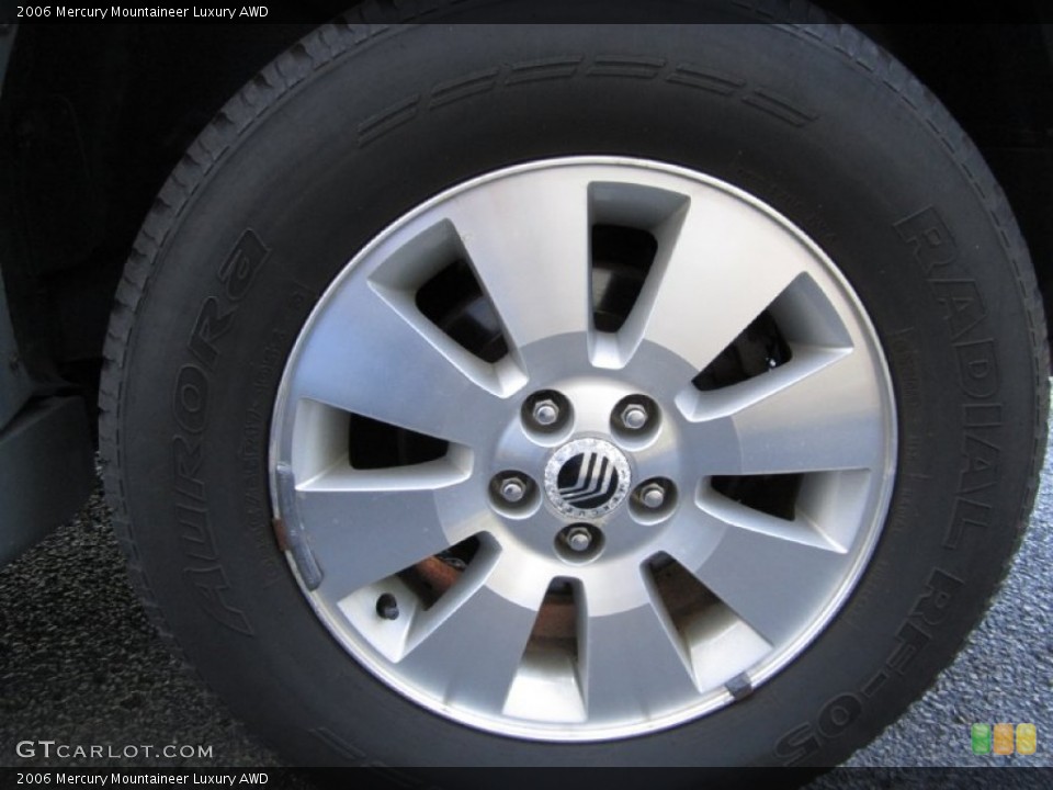 2006 Mercury Mountaineer Luxury AWD Wheel and Tire Photo #70158200