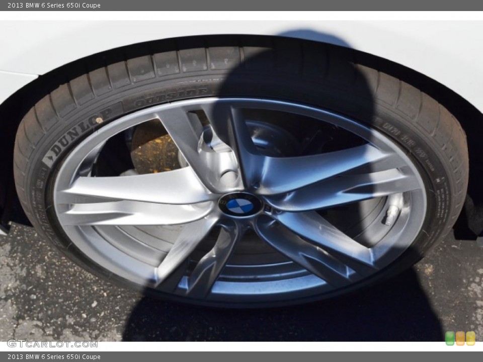 2013 BMW 6 Series 650i Coupe Wheel and Tire Photo #70160150