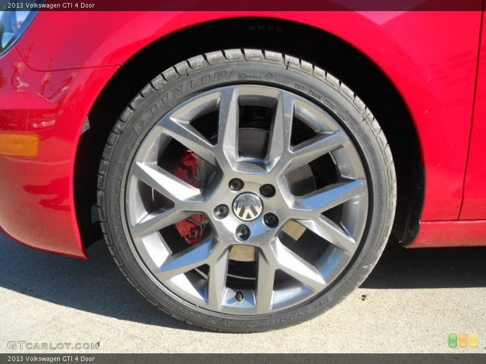 2013 Volkswagen GTI 4 Door Wheel and Tire Photo #70160537