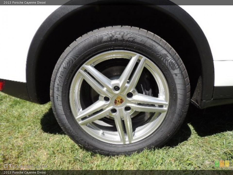 2013 Porsche Cayenne Diesel Wheel and Tire Photo #70179182