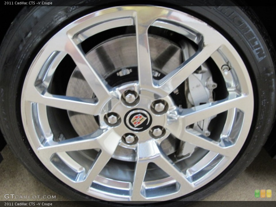 2011 Cadillac CTS -V Coupe Wheel and Tire Photo #70180463
