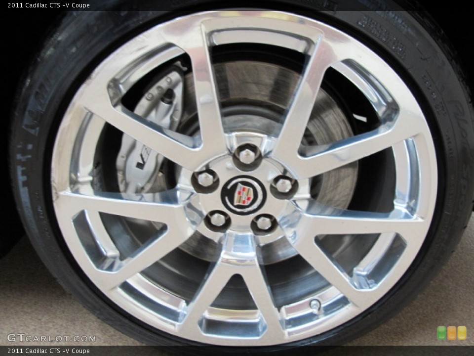 2011 Cadillac CTS -V Coupe Wheel and Tire Photo #70180472