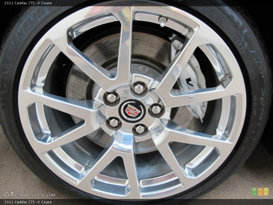 2011 Cadillac CTS -V Coupe Wheel and Tire Photo #70180481