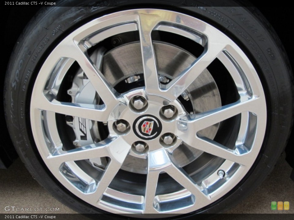 2011 Cadillac CTS -V Coupe Wheel and Tire Photo #70180493
