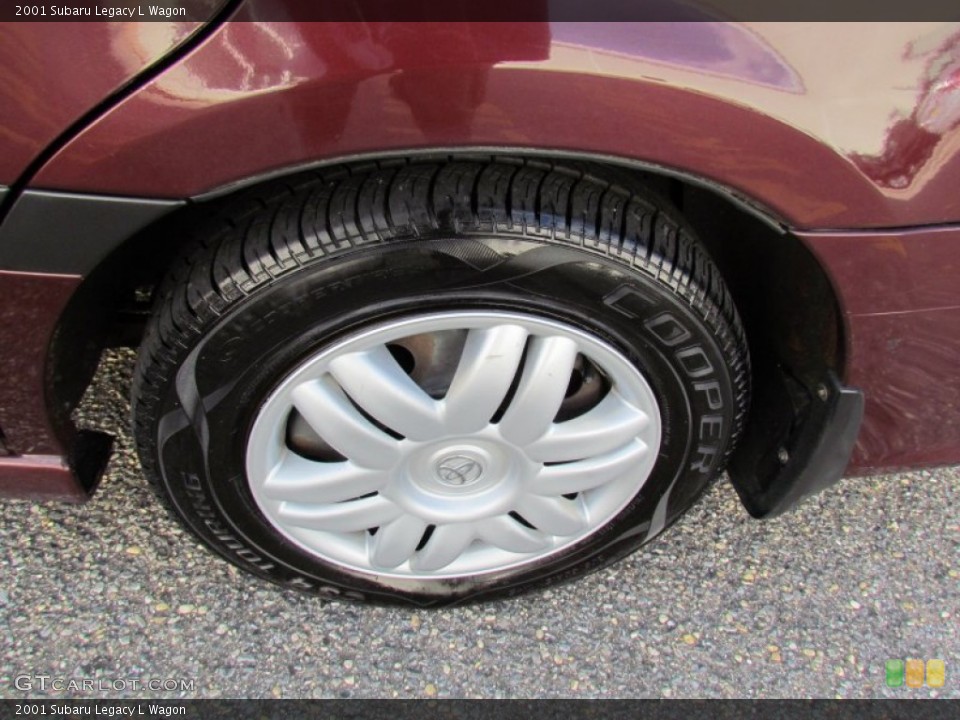 2001 Subaru Legacy L Wagon Wheel and Tire Photo #70182050