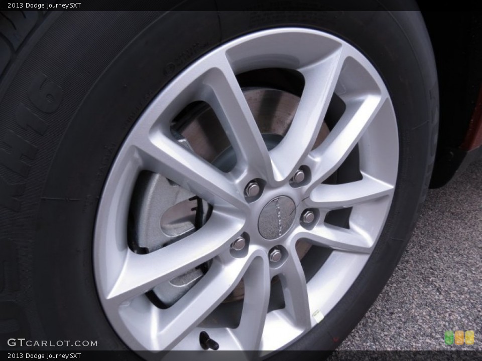 2013 Dodge Journey SXT Wheel and Tire Photo #70185515