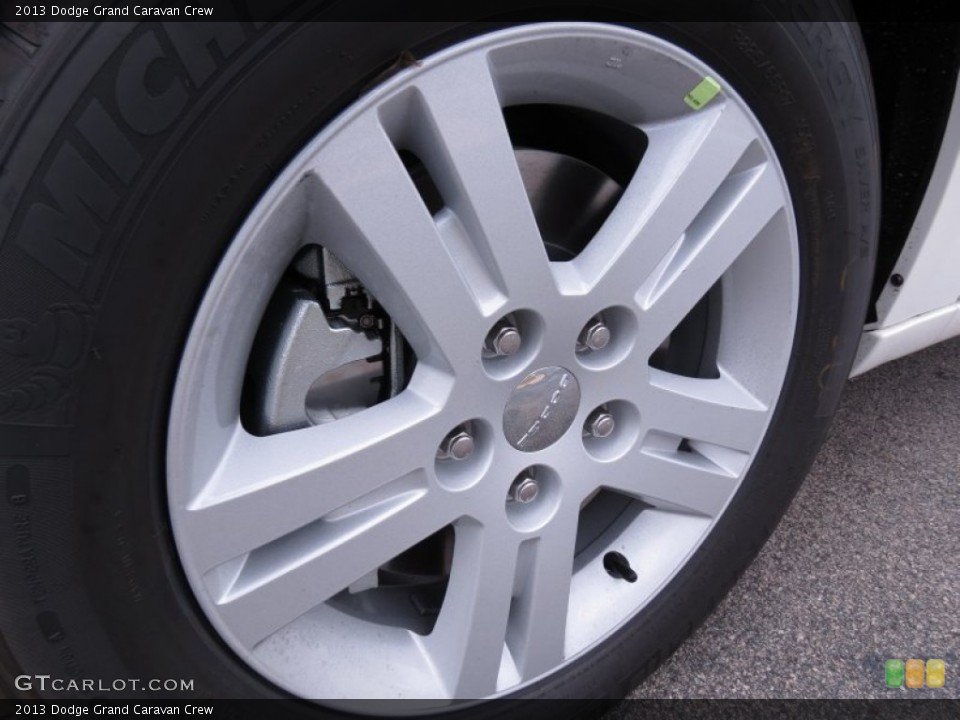 2013 Dodge Grand Caravan Crew Wheel and Tire Photo #70186274