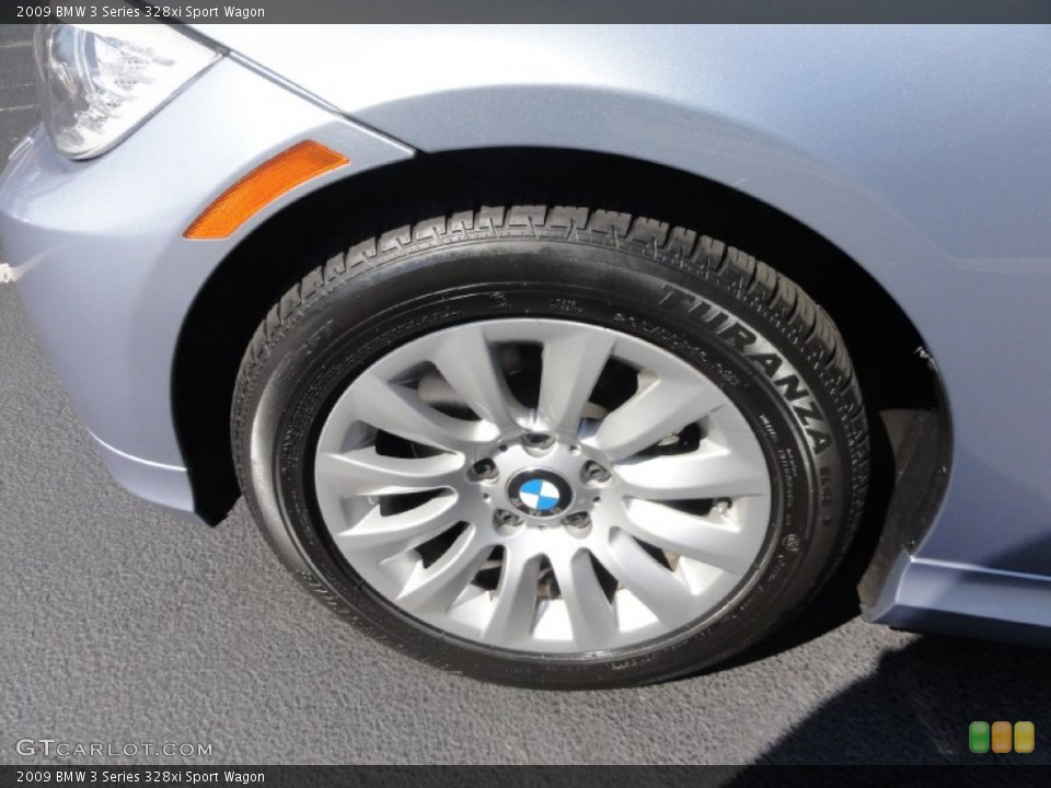 2009 BMW 3 Series 328xi Sport Wagon Wheel and Tire Photo #70186673