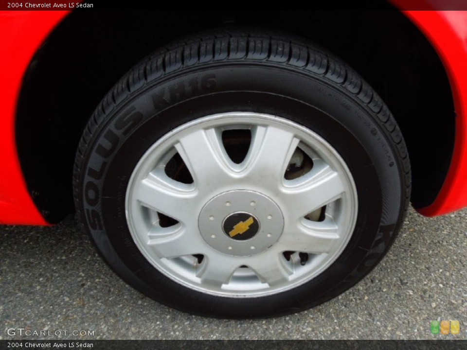 2004 Chevrolet Aveo LS Sedan Wheel and Tire Photo #70191356