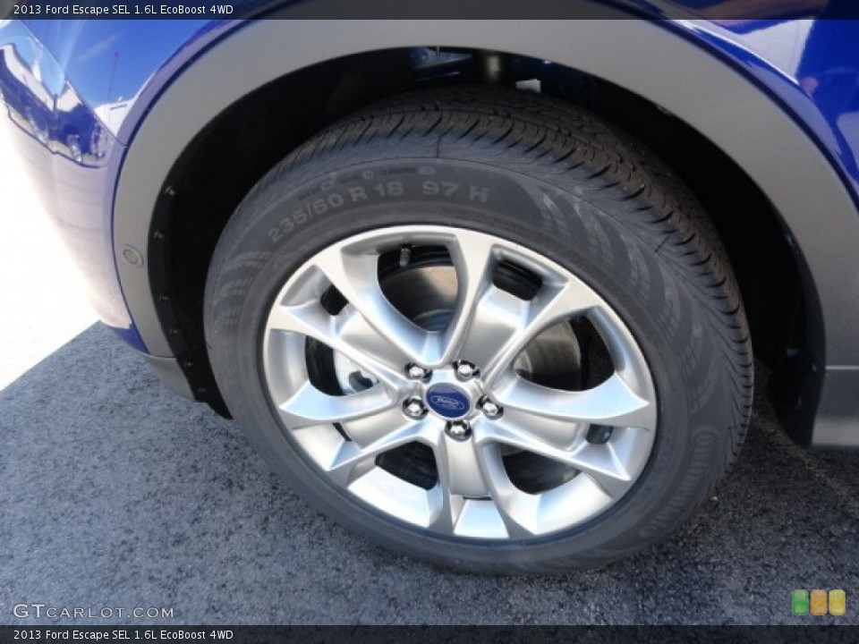2013 Ford Escape SEL 1.6L EcoBoost 4WD Wheel and Tire Photo #70193249