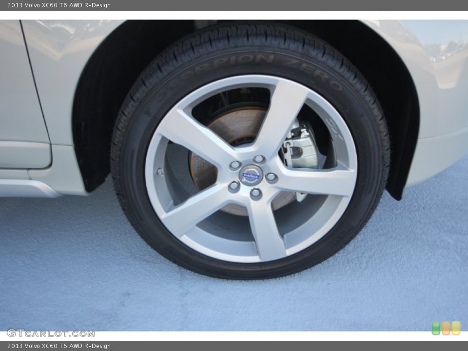2013 Volvo XC60 T6 AWD R-Design Wheel and Tire Photo #70204990