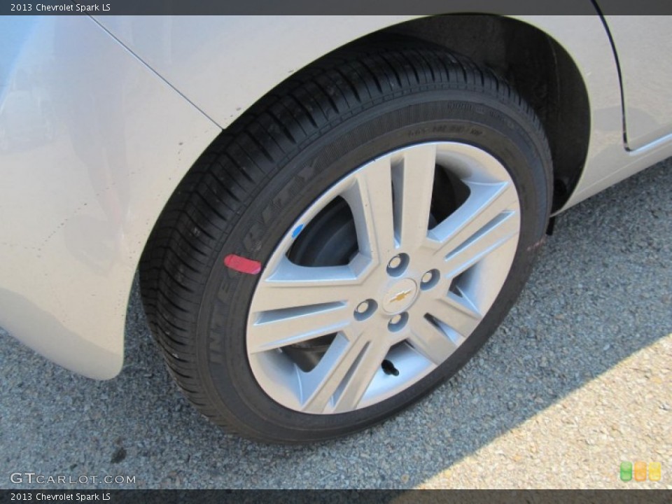 2013 Chevrolet Spark LS Wheel and Tire Photo #70210843