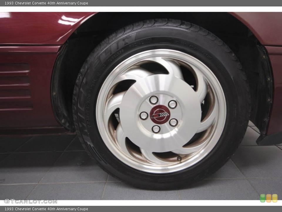 1993 Chevrolet Corvette 40th Anniversary Coupe Wheel and Tire Photo #70211629