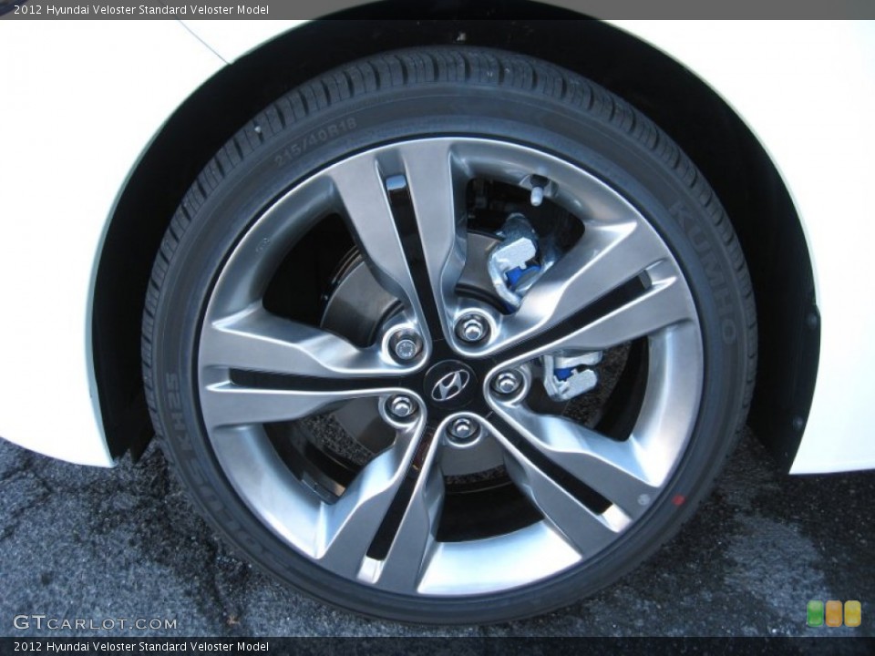 2012 Hyundai Veloster  Wheel and Tire Photo #70211941