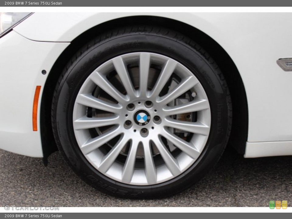 2009 BMW 7 Series 750Li Sedan Wheel and Tire Photo #70215283
