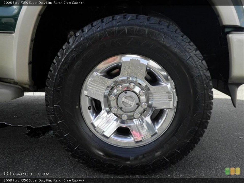 2008 Ford F350 Super Duty King Ranch Crew Cab 4x4 Wheel and Tire Photo #70225957