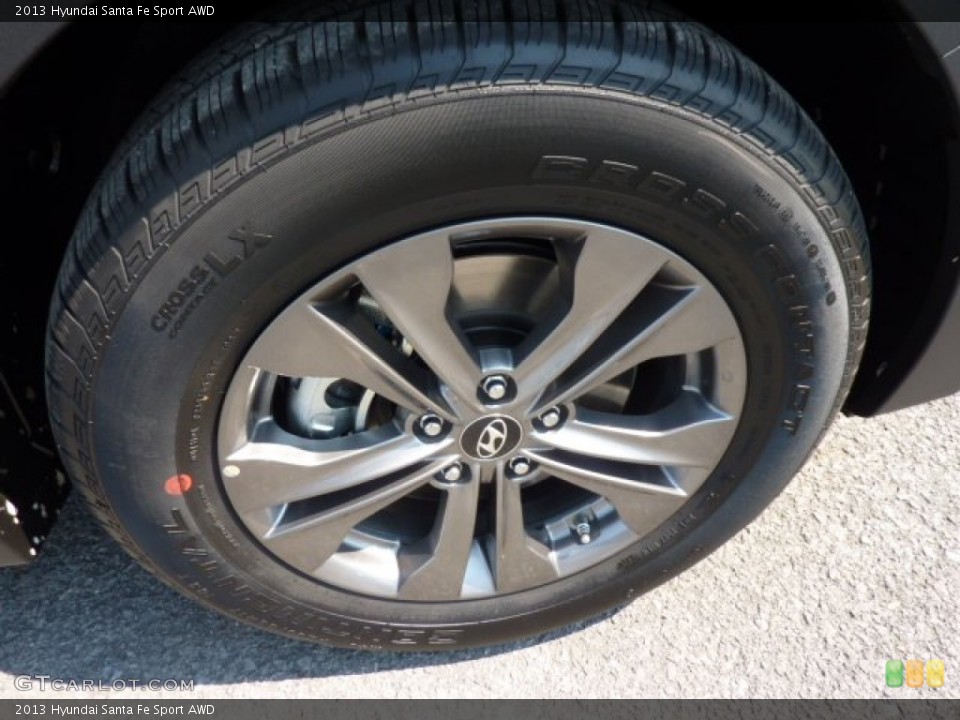 2013 Hyundai Santa Fe Sport AWD Wheel and Tire Photo #70237552